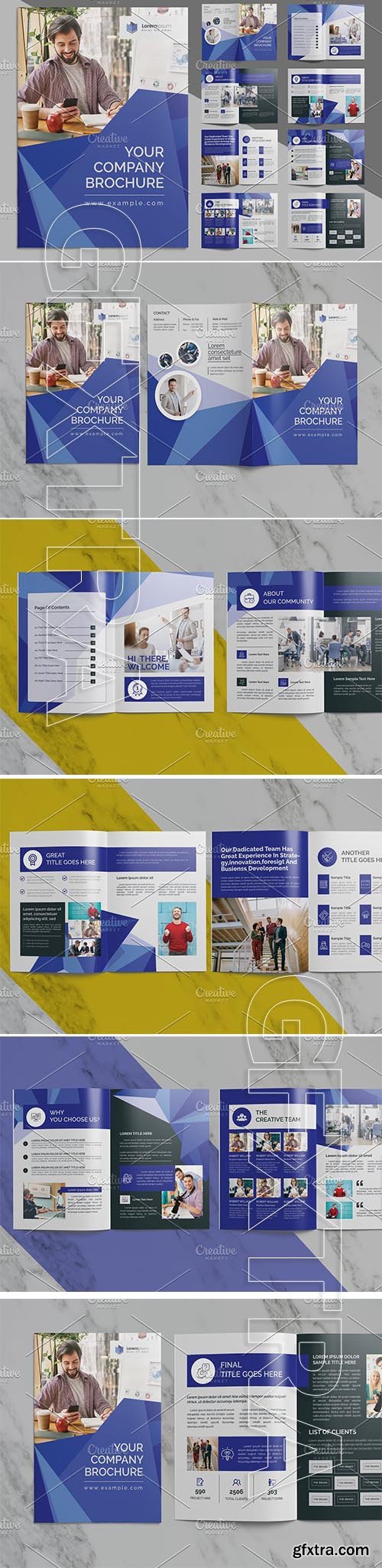 CreativeMarket - Corporate Brochure 5635387