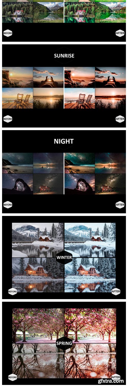 40 Landscape Photoshop Actions and ACR 7100197