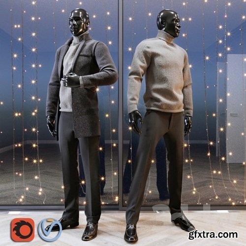 Male mannequin set 2