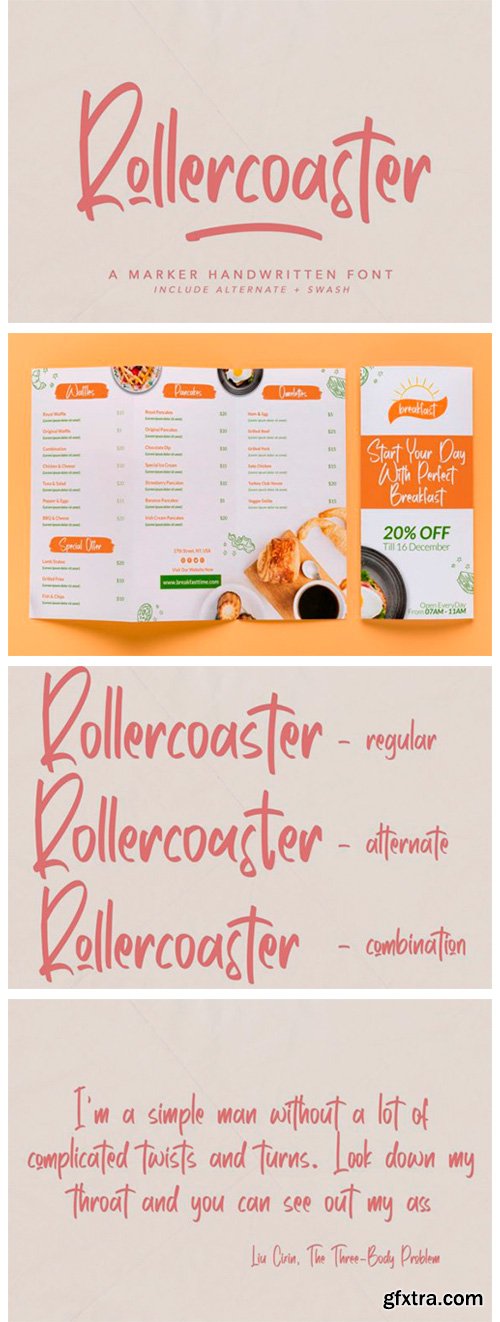 Rollercoaster Font