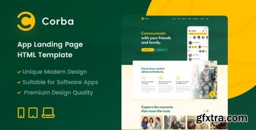 ThemeForest - Corba v1.0 - App Landing Page HTML Template - 28301085