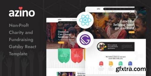 ThemeForest - Azino v1.0 - Gatsby React Nonprofit Charity Template - 29364721