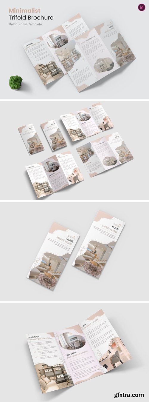 Minimalist Furniture Trifold Brochure