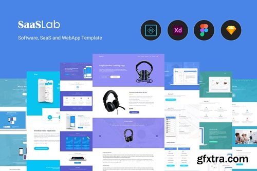 SaaSLab - Software, SaaS and WebApp Template