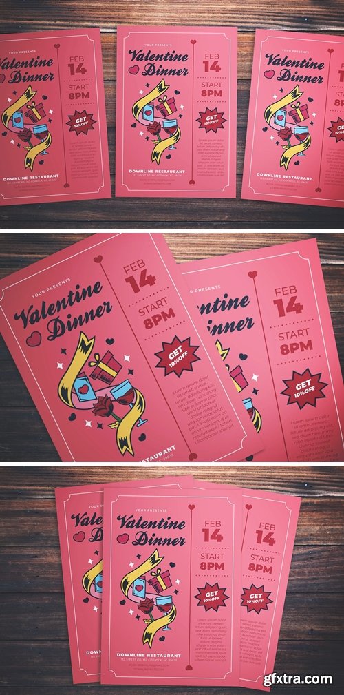 Valentine Dinner Flyer