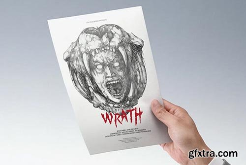 Wrath Illustrated Flyer Poster