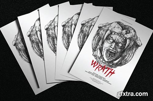 Wrath Illustrated Flyer Poster