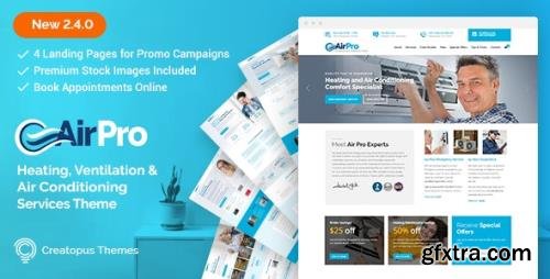 ThemeForest - AirPro v2.6.6 - Heating and Air conditioning WordPress Theme for Maintenance Services - 17143566