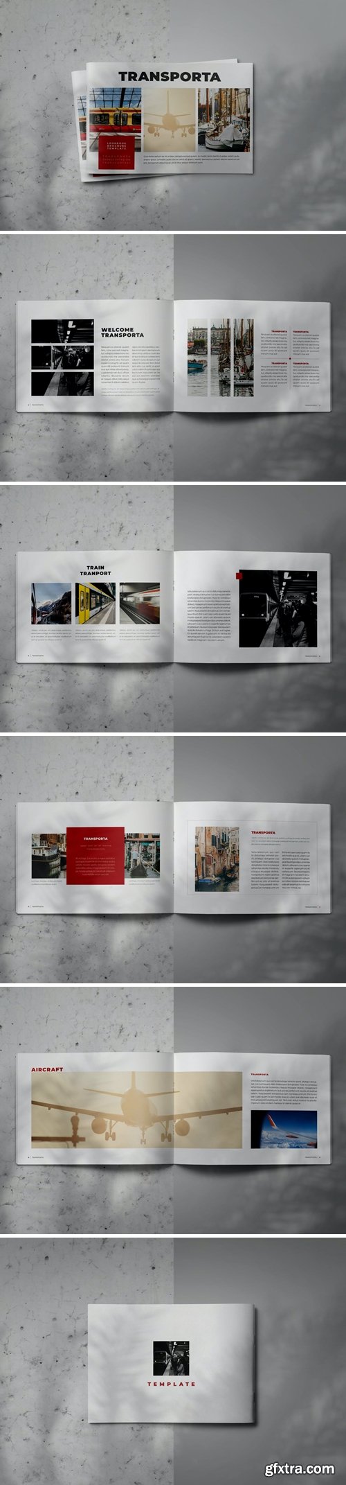 TRANSPORTA - Indesign Brochure Lookbook Template