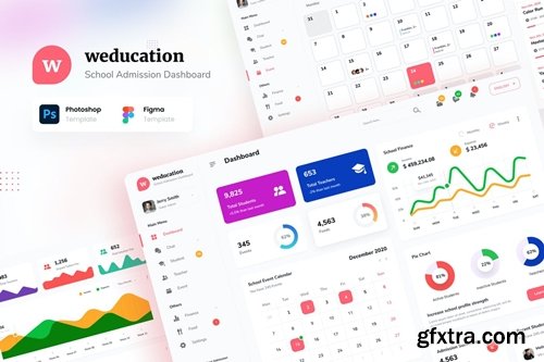 Weducation - School Admission Admin Dashboard UI