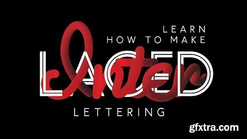 Digital Lettering : Interlaced Lettering In Photoshop