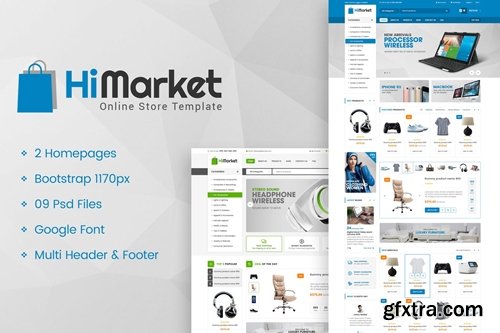 HiMarket - Multipurpose eCommerce PSD Template