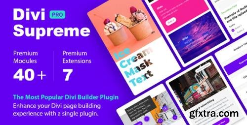 Divi Supreme Pro v4.0.7 - Custom & Creative Divi Modules To Help You Build Amazing Websites