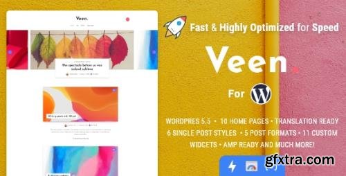 ThemeForest - Veen v2.1.4 - Minimal & Lightweight Blog for WordPress - 25952324 - NULLED