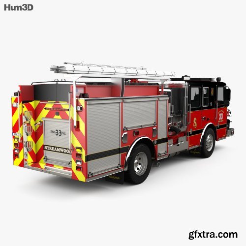 Seagrave Marauder II Fire Truck 2014 3D model