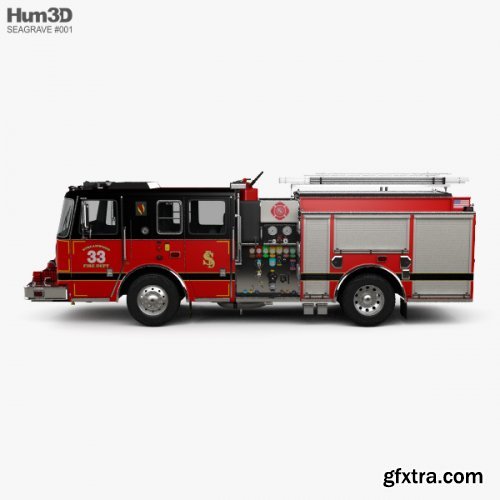 Seagrave Marauder II Fire Truck 2014 3D model