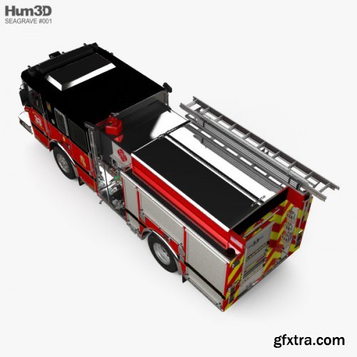 Seagrave Marauder II Fire Truck 2014 3D model