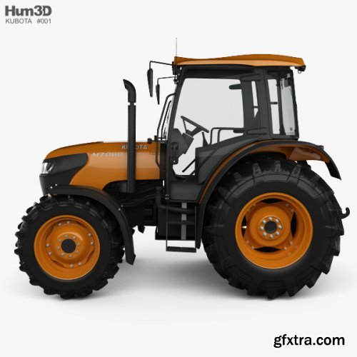 Kubota M7060 2018 3D model