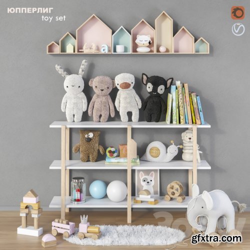 Toys and furniture set 13