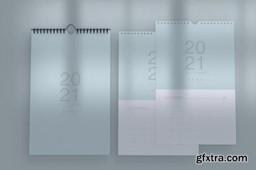 Spiral Calendars Mockup.