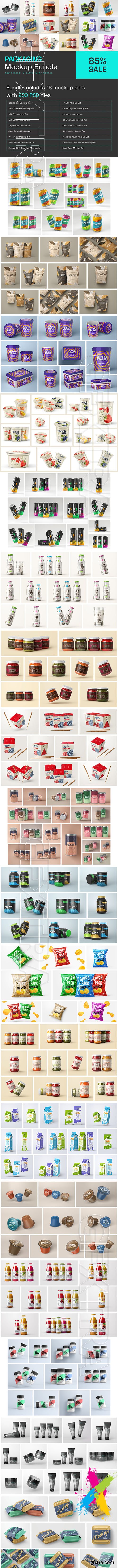 CreativeMarket - Packaging Mockup Bundle 5724841