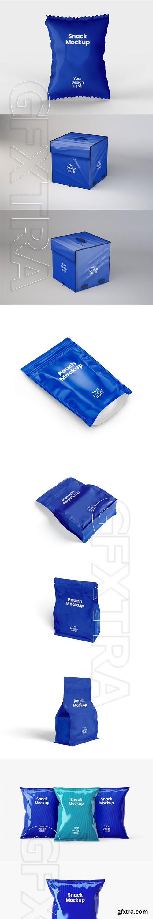 Snack bag mockup