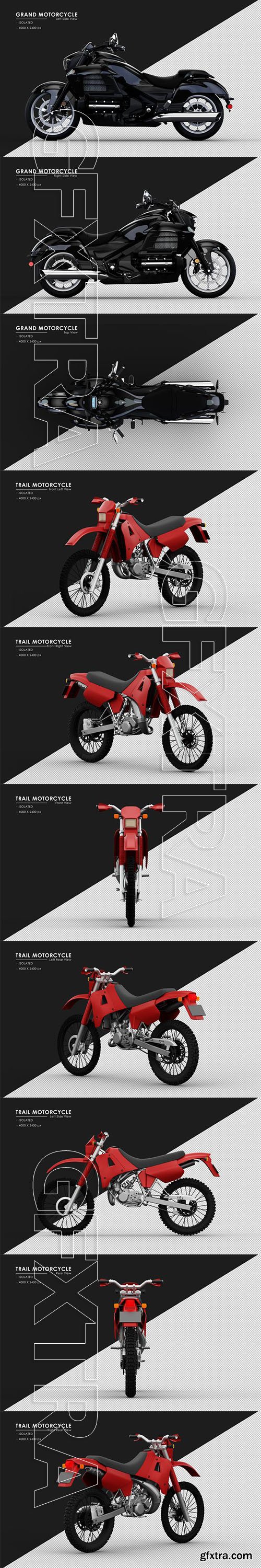 Motorcycle mockup