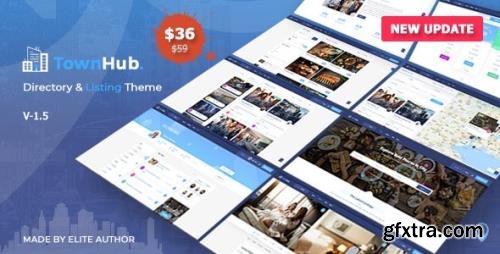 ThemeForest - TownHub v1.5.1 - Directory & Listing WordPress Theme - 25019571