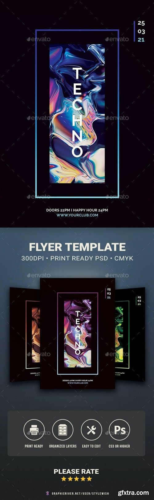 GraphicRiver - Techno Flyer 29897773