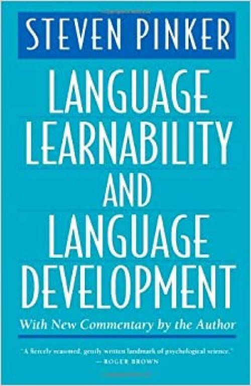  Language Learnability and Language Development, 2nd Edition 