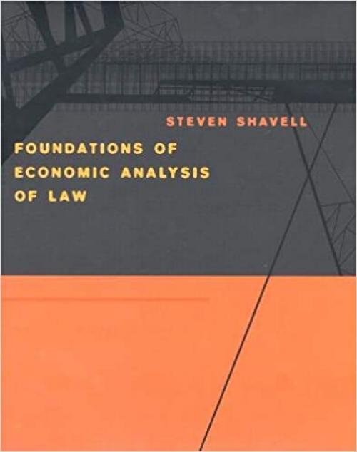  Foundations of Economic Analysis of Law 