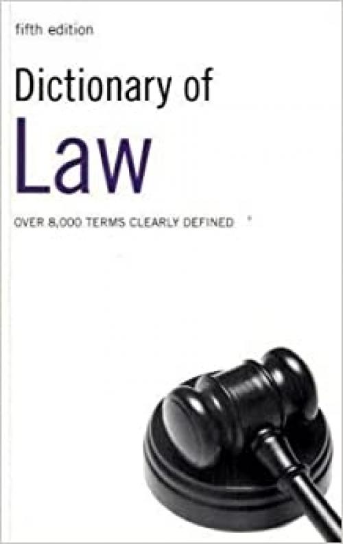  Dictionary of Law : 4th Edition 