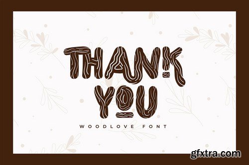 Woodlove Display Typeface