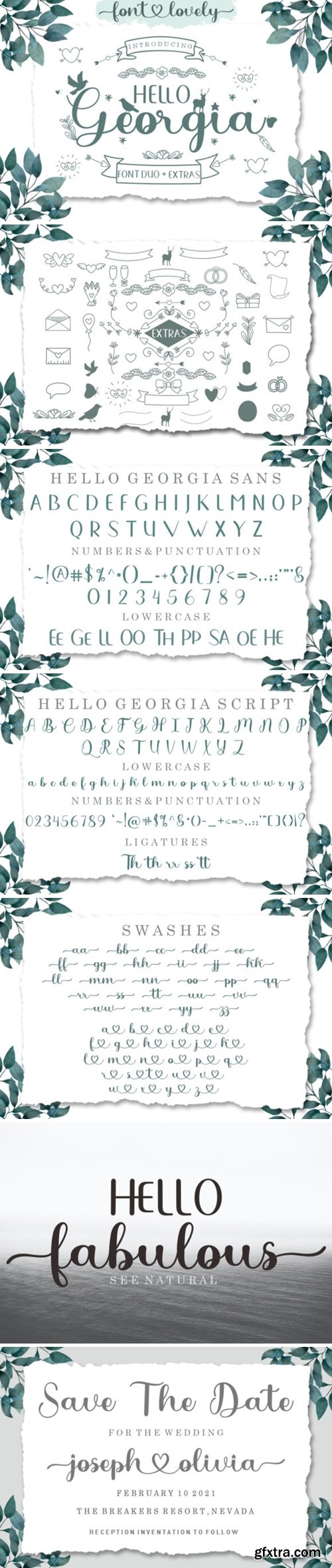 Hello Georgia Font