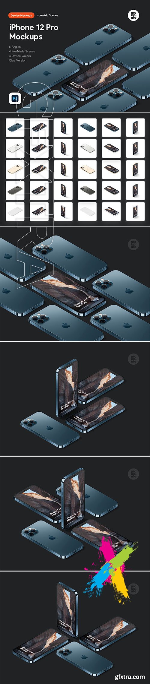 iPhone 12 Pro Isometric Pack