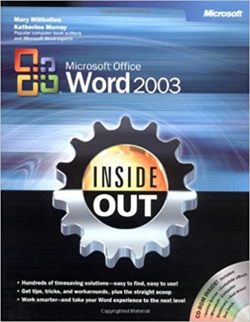  Microsoft® Office Word 2003 Inside Out (Bpg-Inside Out) 