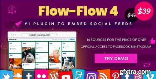 CodeCanyon - Flow-Flow v4.7.2 - Facebook Instagram Twitter Feed - WordPress Social Feed Grid Gallery Plugin - 9319434