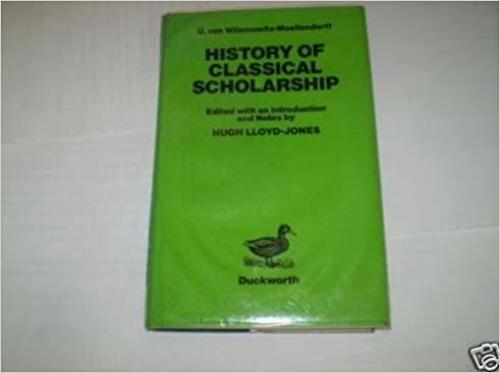  History of classical scholarship 