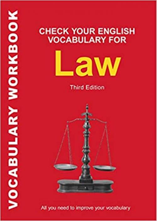  Check Your English Vocabulary for Law: All you need to improve your vocabulary (Check Your Vocabulary) 