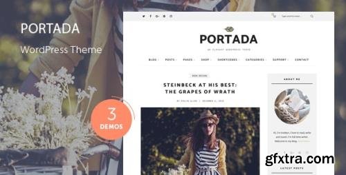 ThemeForest - Portada v2.0 - Elegant Blog Blogging WordPress Theme - 19032008