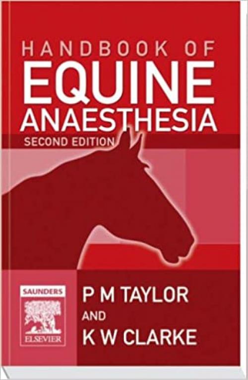  Handbook of Equine Anaesthesia 