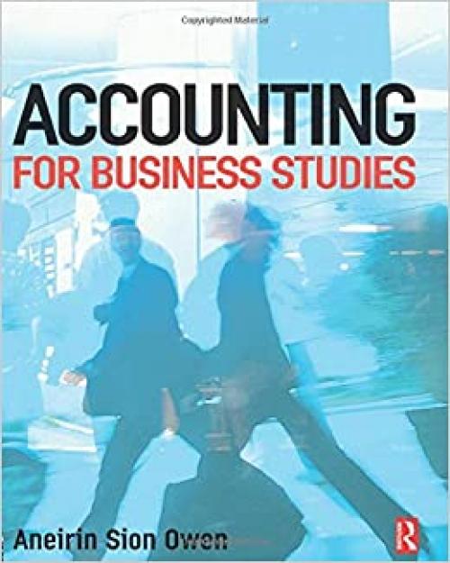  Accounting for Business Studies 