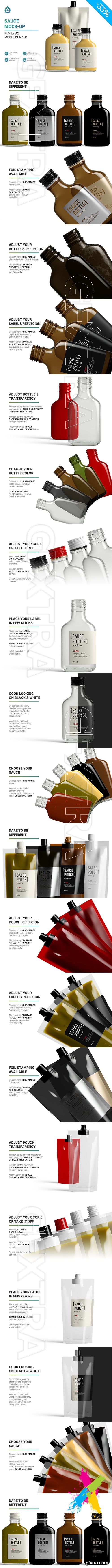 CreativeMarket - Sauce Mockup 5708511