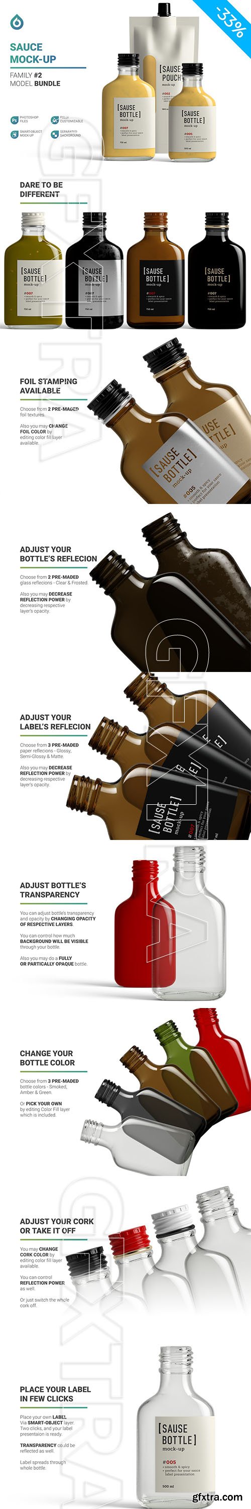 CreativeMarket - Sauce Mockup 5708511