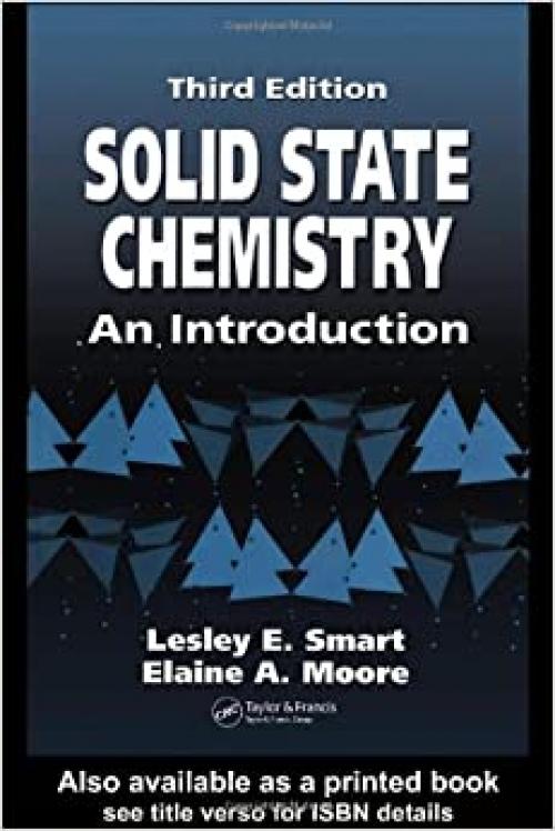  Solid State Chemistry: An Introduction, Third Edition 