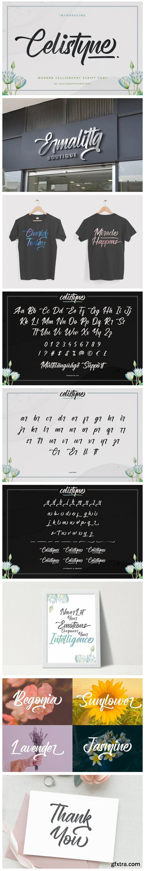 Celistyne Font