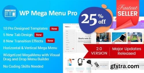 CodeCanyon - WP Mega Menu Pro v2.1.5 - Responsive Mega Menu Plugin for WordPress - 19190840