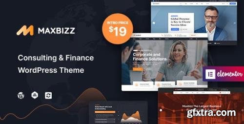 ThemeForest - Maxbizz v1.0 - Consulting & Financial Elementor WordPress Theme - 29664056