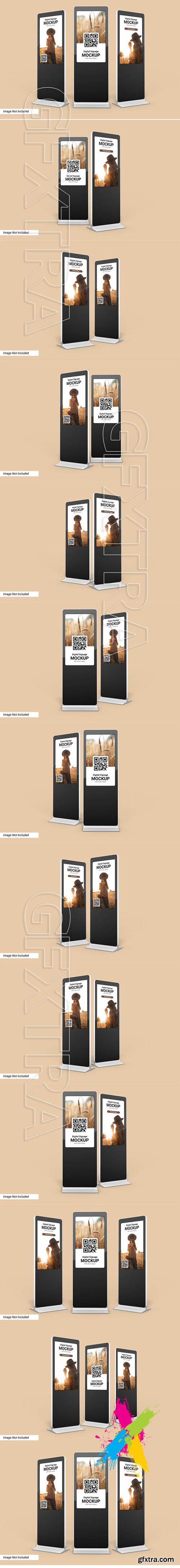 Digital signage mockup