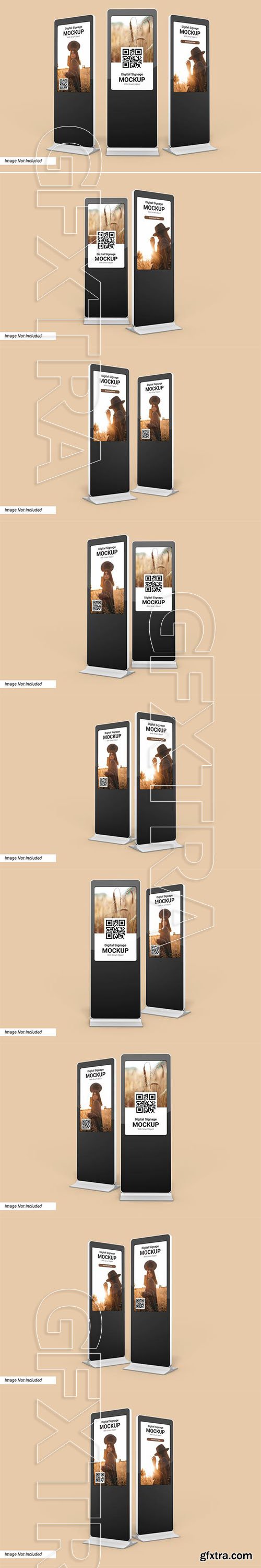 Digital signage mockup